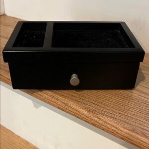 Black Jewelry Box with Velvet Lining